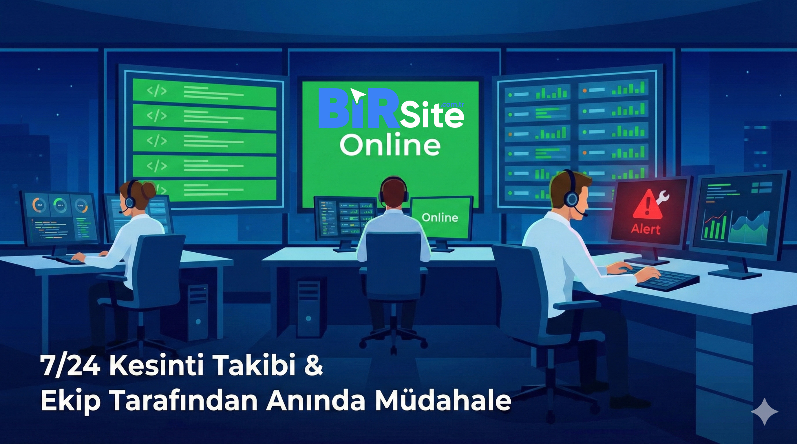 Gözünüz Arkada Kalmasın! Siteniz İçin 7/24 "Dijital Nöbetçi" ve Anında Müdahale Hizmetimiz Yayında!